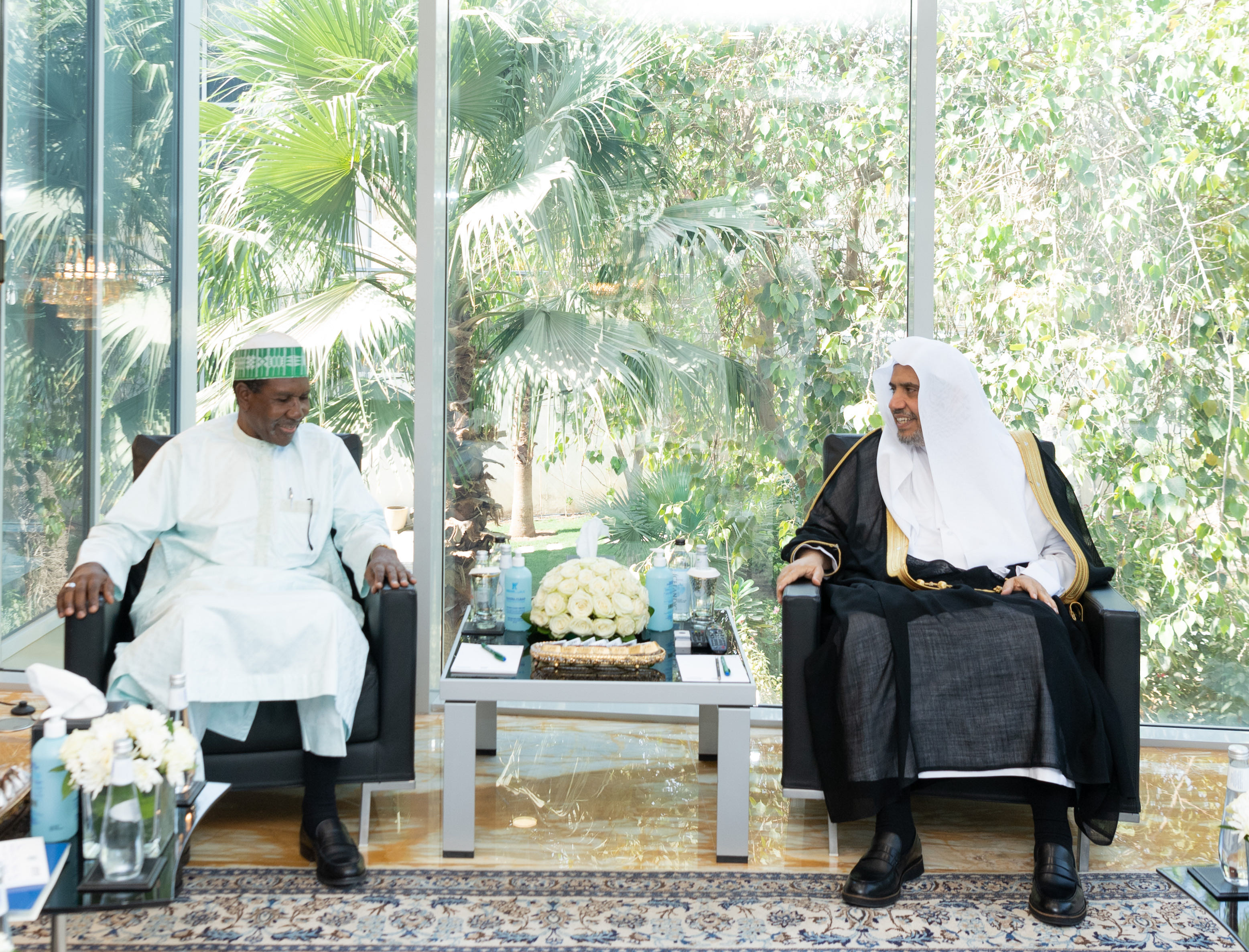 H.E. Sheikh Dr. Muhammad Al-Issa met with Nigeria's Ambassador to the Kingdom of Saudi Arabia