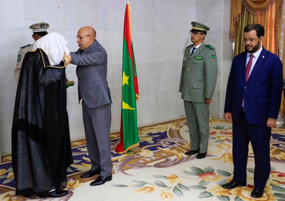 The Mauritanian president and members of the Council of Senior Scholars of Mauritania honor Sheikh Dr. Al-Issa