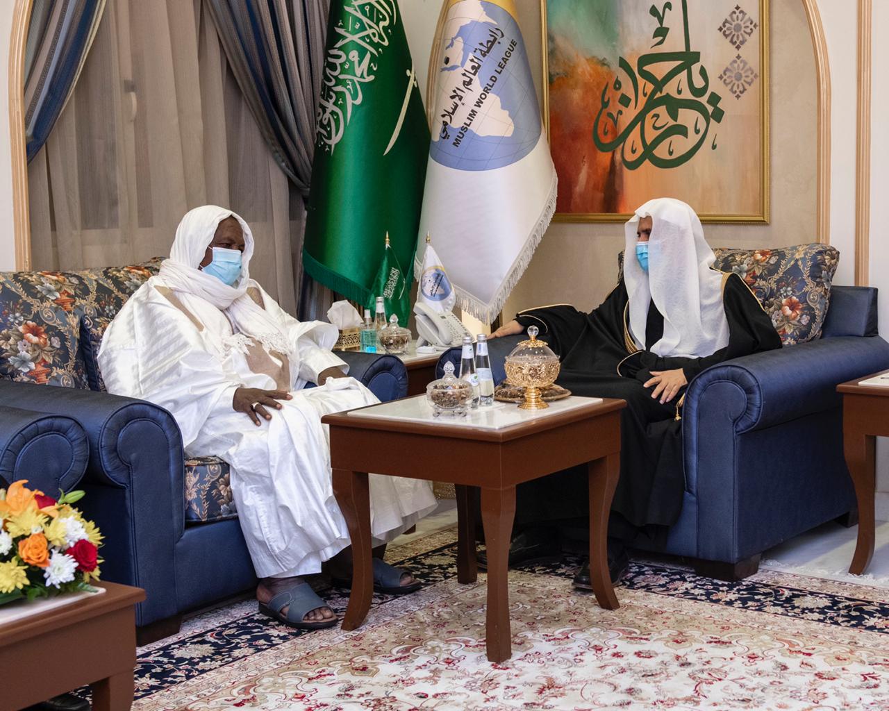 HE Dr. Mohammad Alissa received His Eminence Mahmoud Dicko of Mali