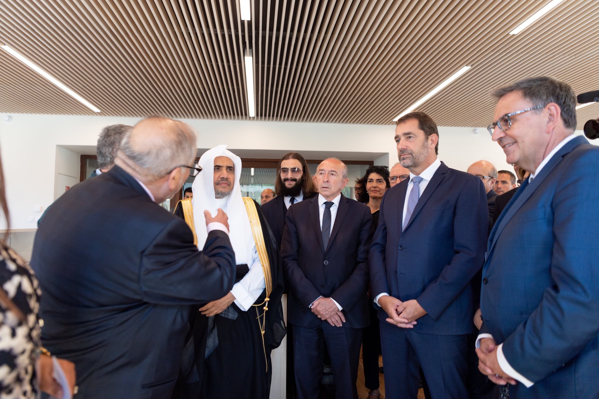 شارك معالي الشيخ د.⁧محمد العيسى⁩ مع وزير الداخلية الفرنسي السيد كريستوف كاستانير افتتاح المعهد الفرنسي للحضارة الإسلامية بمدينة ⁧ليون⁩ والذي يعد الأكبر من نوعه في فرنسا