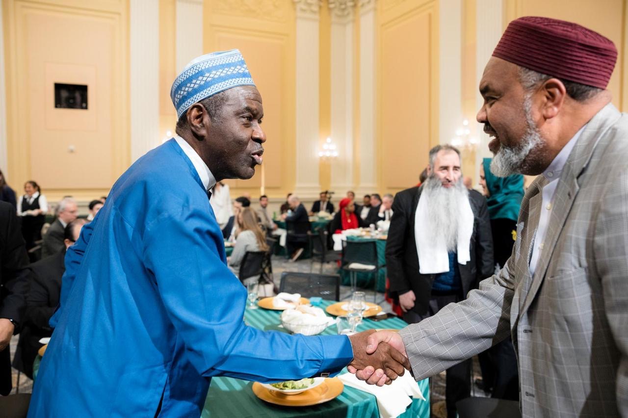 Attended by lawmakers, White House officials, and leaders of the Muslim community, the Muslim World League brings together representatives of faiths and policymakers for the first-ever Ramadan Iftar in the U.S. Congress.