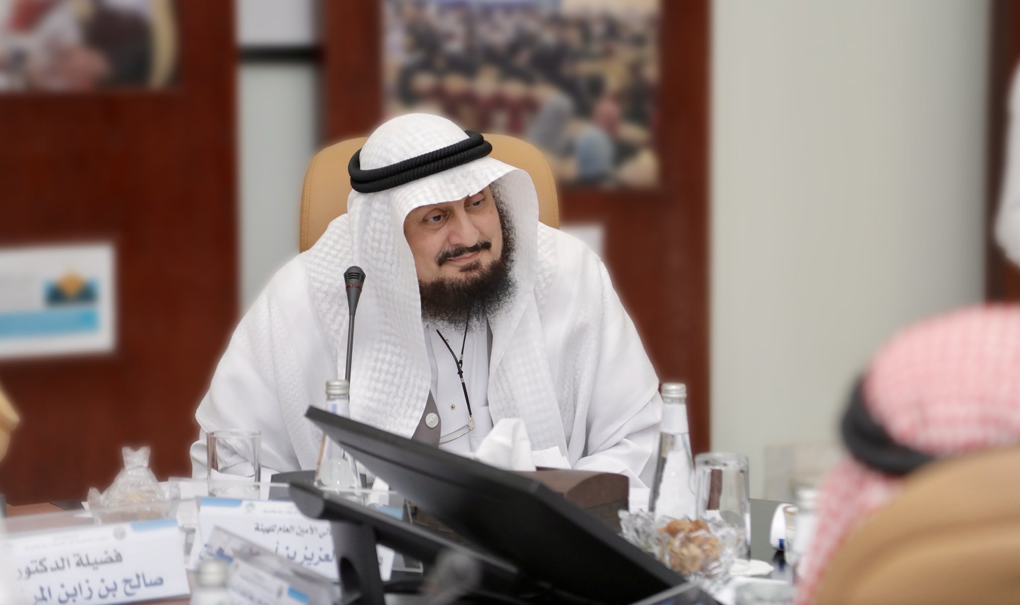 HE Sheikh Dr. Mohammad Alissa presides over the meeting of the Board of Directors of the International Organization for Relief Welfare and Development (IORWD) in the presence of the members of the Board of Excellencies and Eminences.