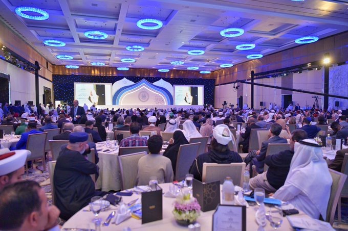 SG of the MWL Sheikh Dr. Mohammad Alissa Speaks today at the Peace Promotion Conference in Abu Dhabi