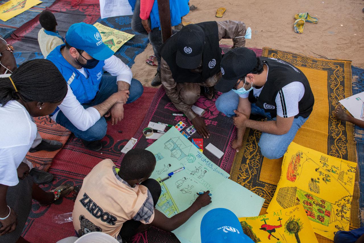 MWL delegation inspects achievements of displaced children protection project in Nigeria