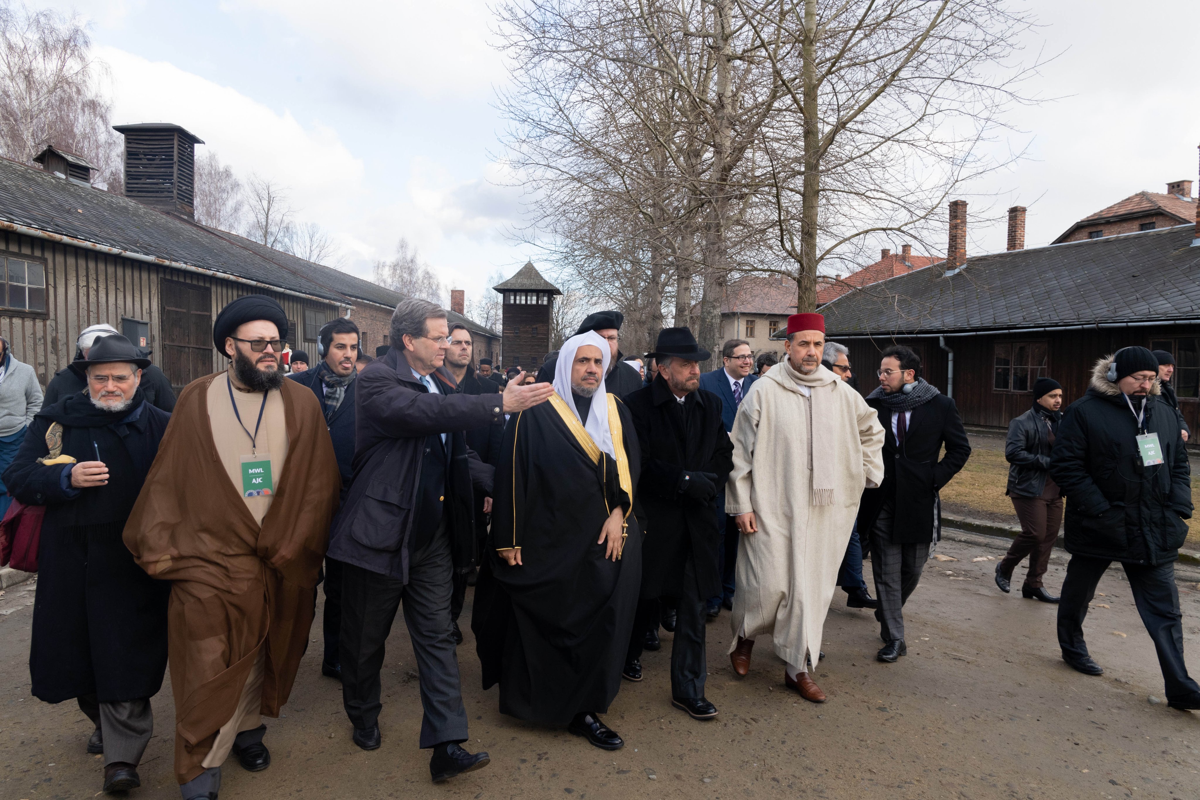 In memory of the Holocaust, H.E. Dr. Mohammad Alissa led a delegation of senior Muslim scholars and leaders in coordination with the American Jewish Committee to the Auschwitz concentration camp