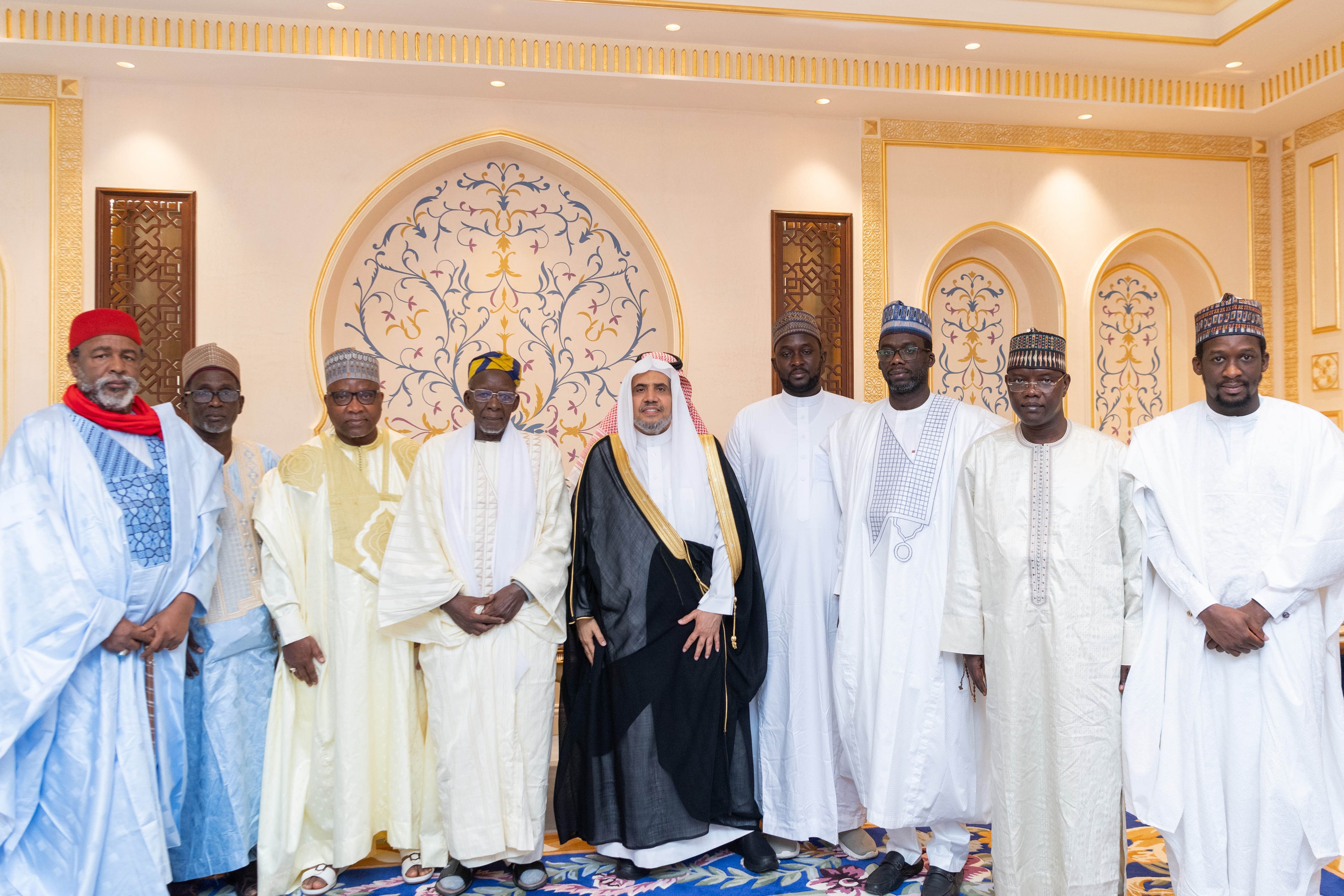 Mohammad Alissa, a reçu au siège de la LIM à La Mecque, le Président de l'Union Islamique Africaine