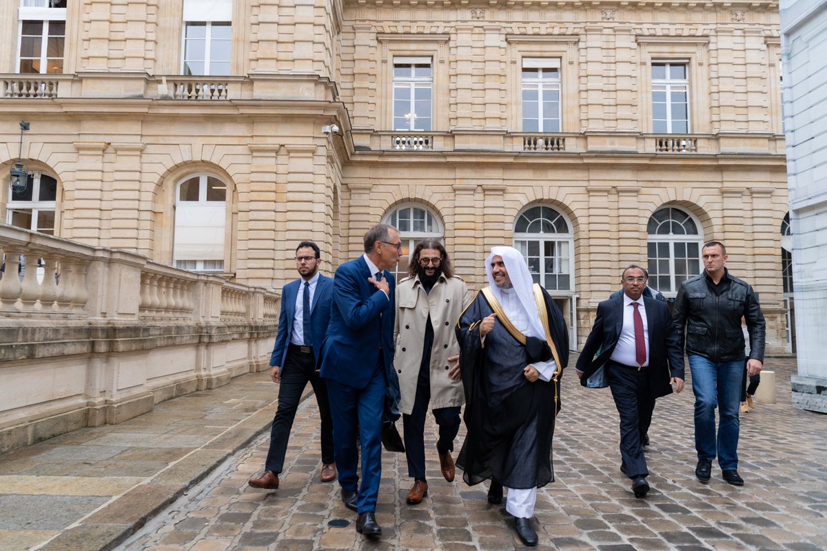 HE Dr. Mohammad Alissa met with the chairman of the Saudi-Arab Parliamentary Friendship Committee this week in France