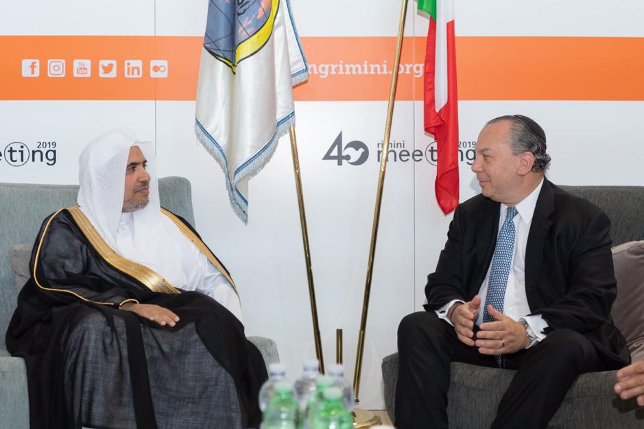 HE Dr. Mohammad Alissa met with @RabbiMSchneier, President of the Foundation for Ethnic Understanding