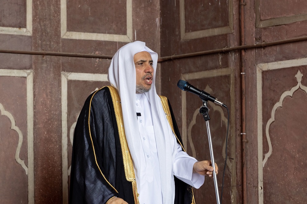 Yang Mulia Sekjen LMD, Ketua Asosiasi Ulama Muslim, Syekh Dr.Mohammad Al-issa , menjadi imam &amp; khatib di Masjid Agung di ibu kota India, New Delhi.
