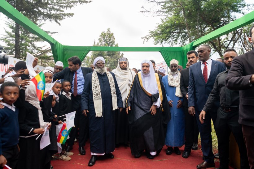 Le Secrétaire général, Président de l'Organisation des savants musulmans, cheikh Mohammad Al-issa visite l'Académie d'Addis-Abeba