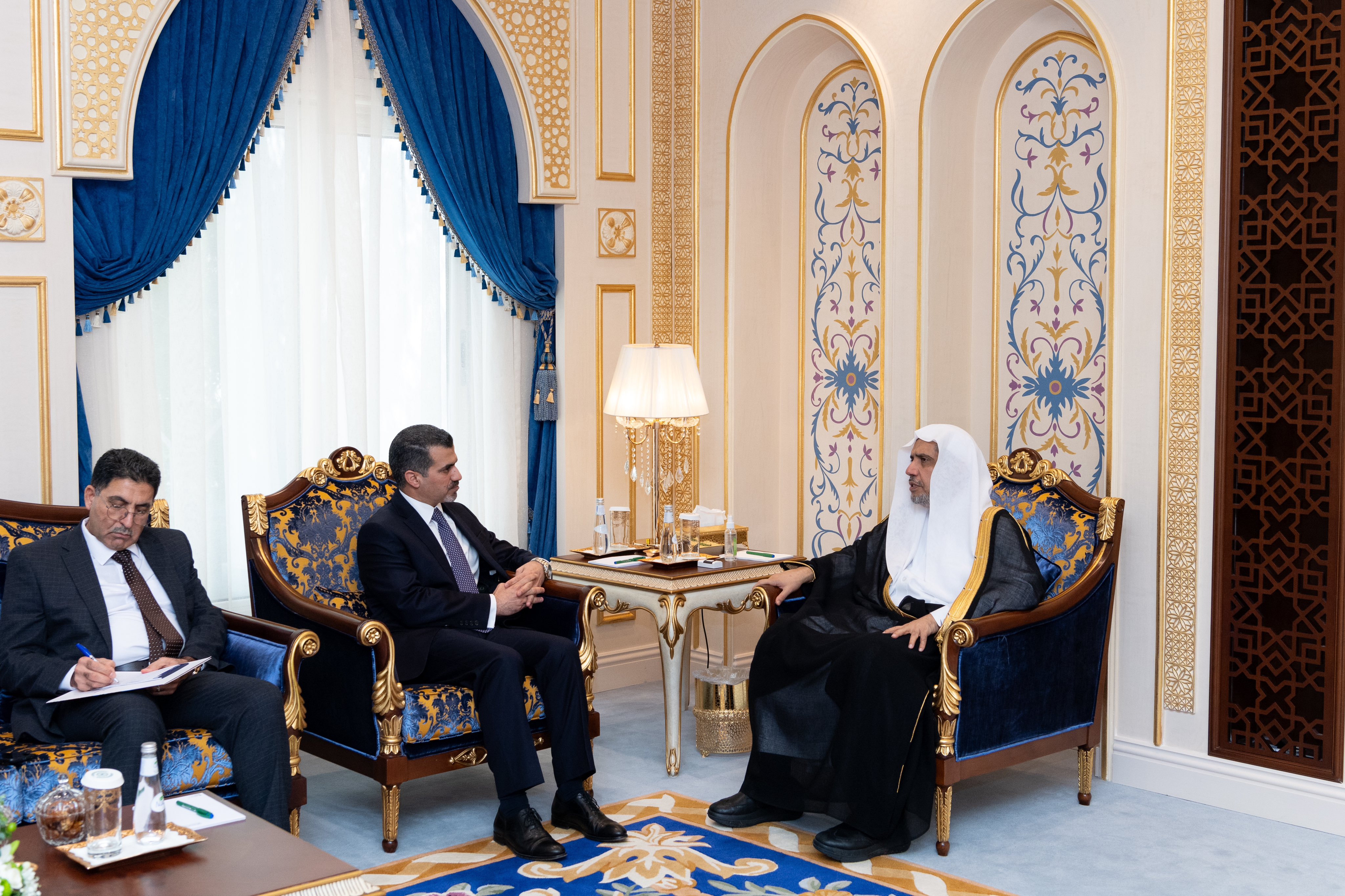 His Excellency Sheikh Dr. Mohammed Al-Issa , Secretary-General of the MWL and Chairman of the Organization of Muslim Scholars, welcomed Muhammad Samir Nakshabndy 