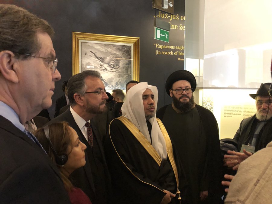 This morning HE Dr. Mohammad Alissa toured the polinmuseum with fellow Muslim dignitaries and delegates from AJCGlobal and JHIInstytut