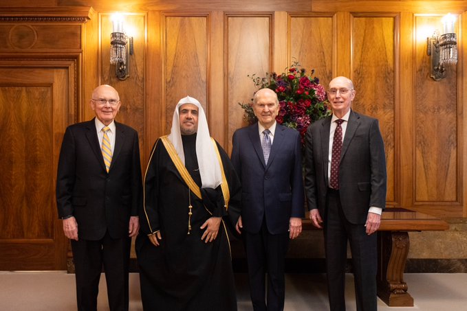 HE Dr. Mohammad Alissa met with the First Presidency of the LDS church in Salt Lake City, Utah