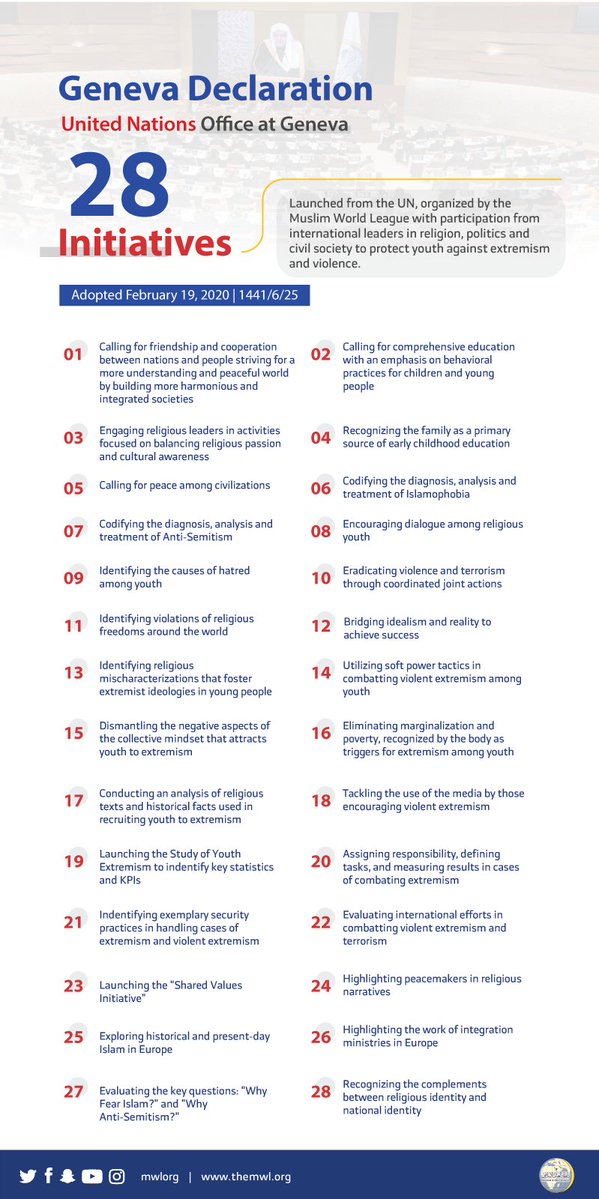 The Geneva Declaration envisions eradicating violence & terrorism through coordinated joint actions