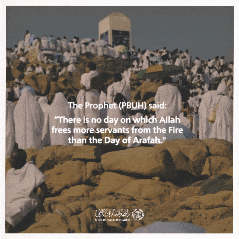 The Day of Arafah — a day on which Allah boasts of His servants before the inhabitants of the heavens.