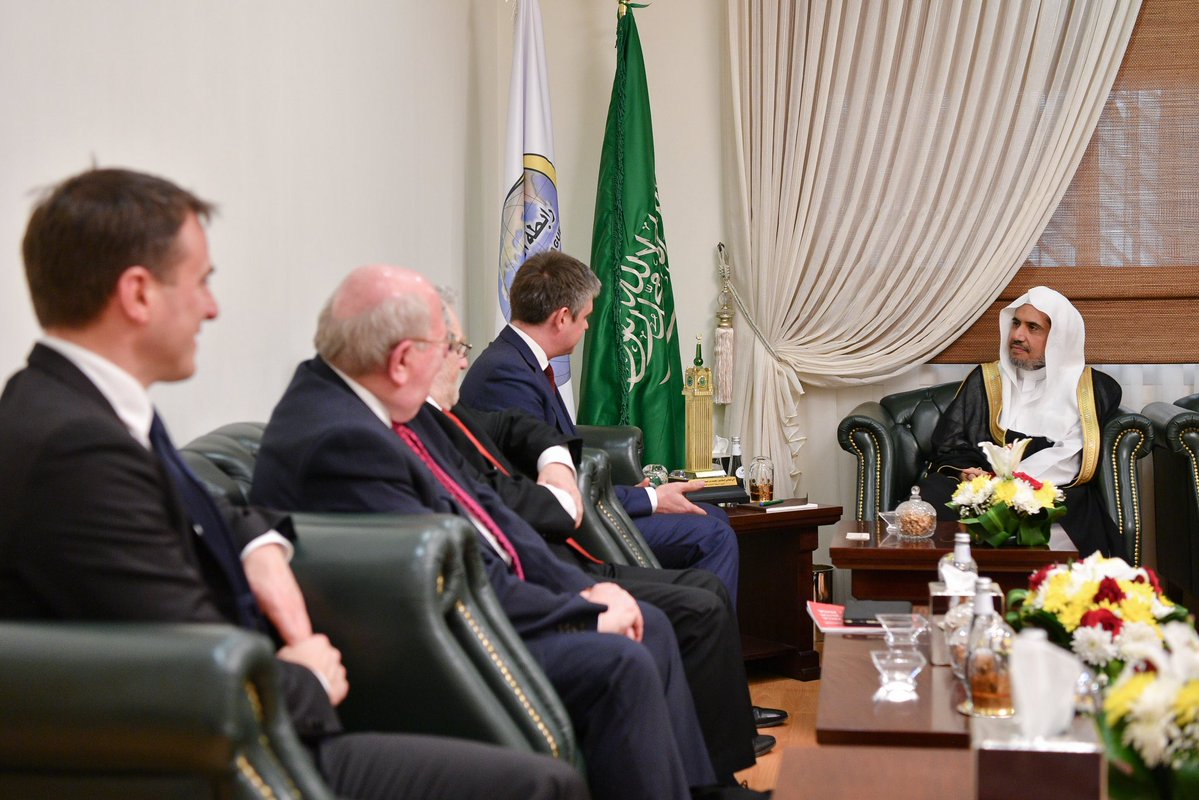 HE MWL SG Sheikh Dr. Mohammad Alissa meets at his Riyadh Office with a parliamentary delegation from the British Labour Party