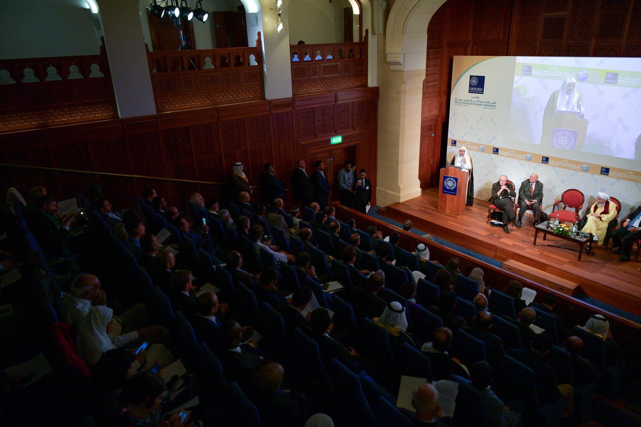 SG of MWL during the conference on Peace In The Revealed Religions, Oxford "we suffer for the rivers of bloodshed, bright minds that never shone & cultural enlightenment that was held back; many a time in the name of religions.