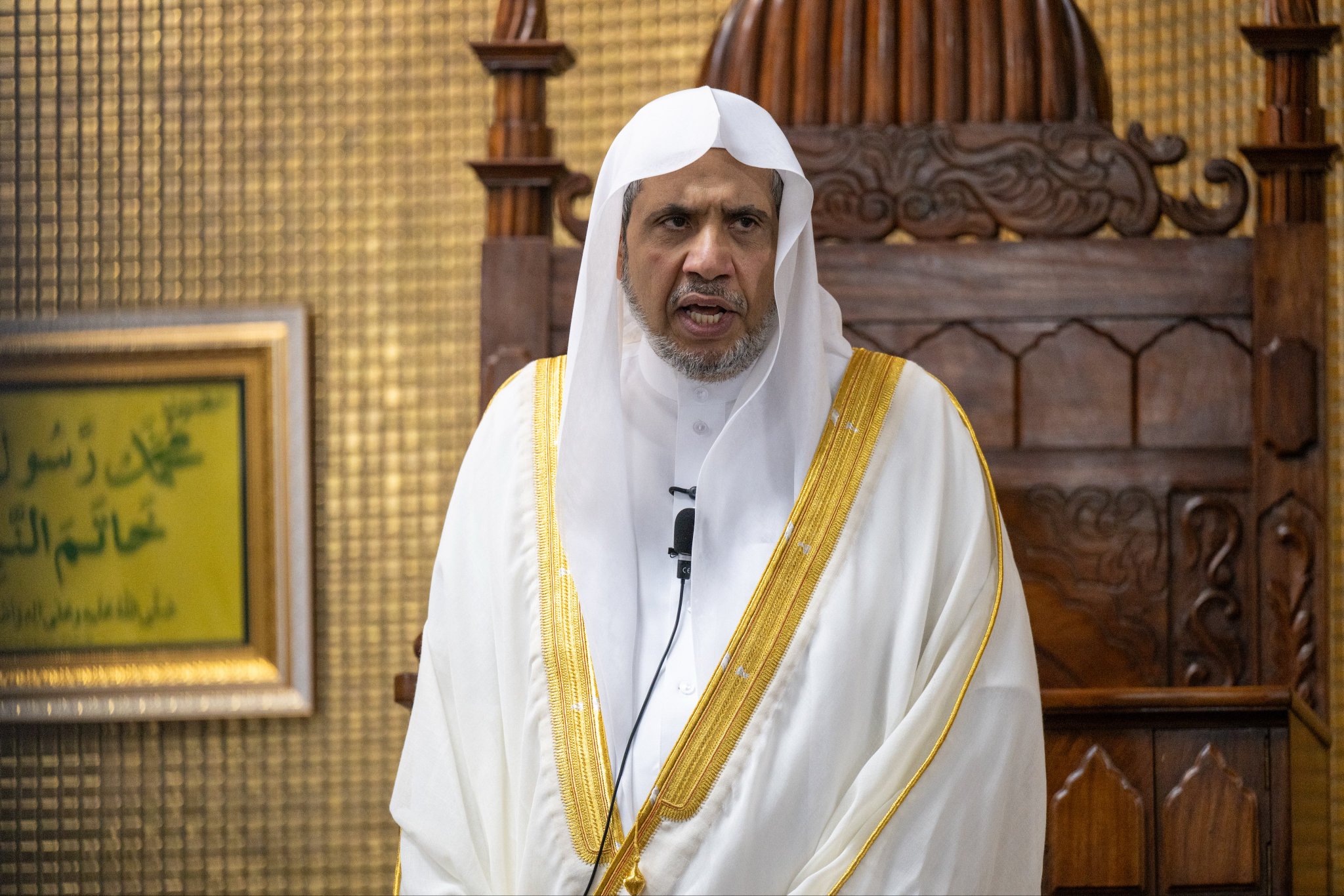 El Secretario General, Presidente del Consejo de Ulemas,el Sheij Mohammed Alissa, pronunció el sermón del viernes desde el minbar de la mezquita del Parlamento y del Senado de Pakistán,en presencia de sus miembros,de los gobernadores de algunas provincias