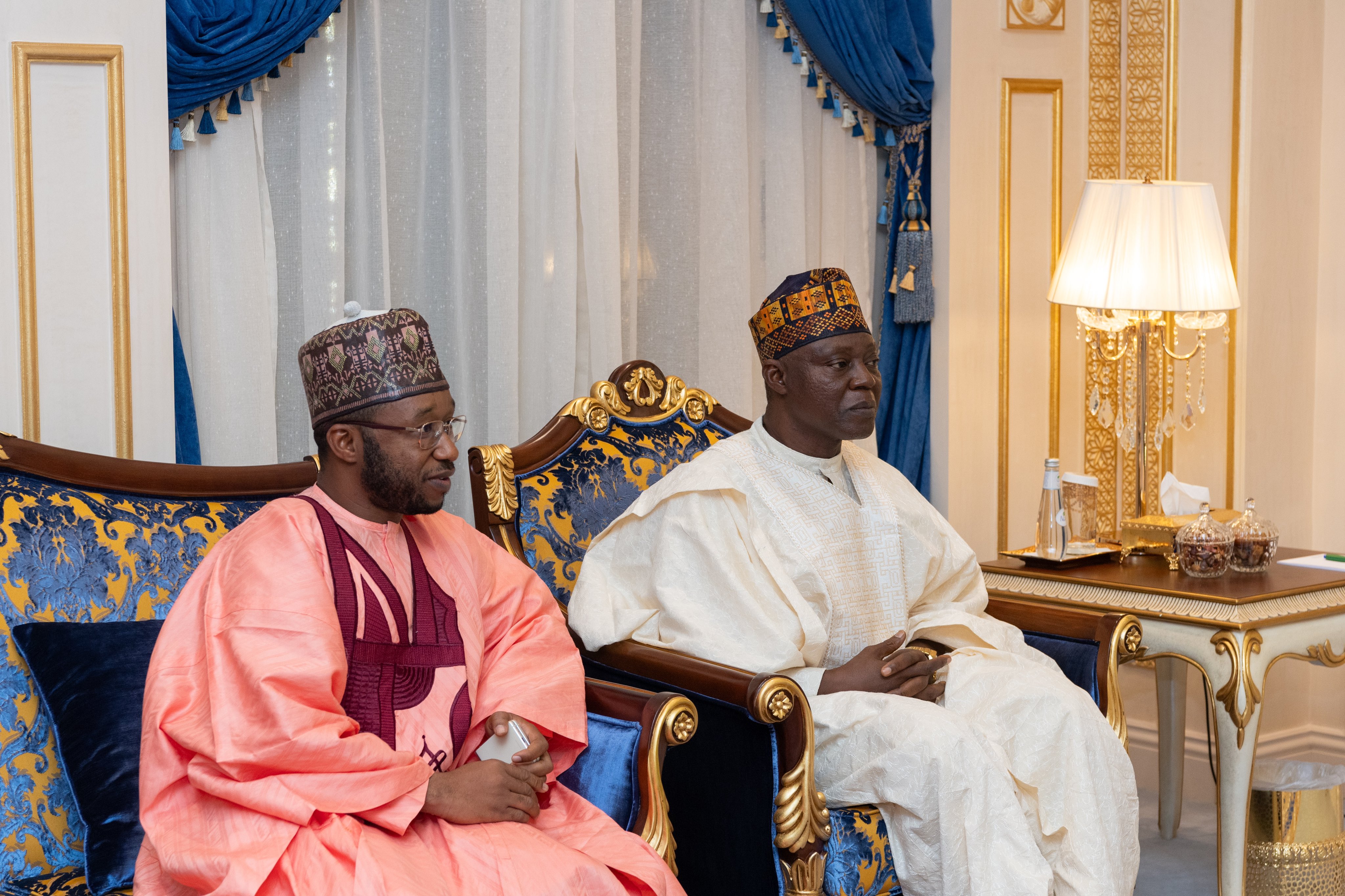 His Excellency Sheikh Dr. Mohammad Al-Issa, Secretary-General of the MWL and Chairman of the Organization of Muslim Scholars, met with Sheikh Qaribullah Nasir Kabara, leader of the Qadiriyya Order in Nigeria and West Africa