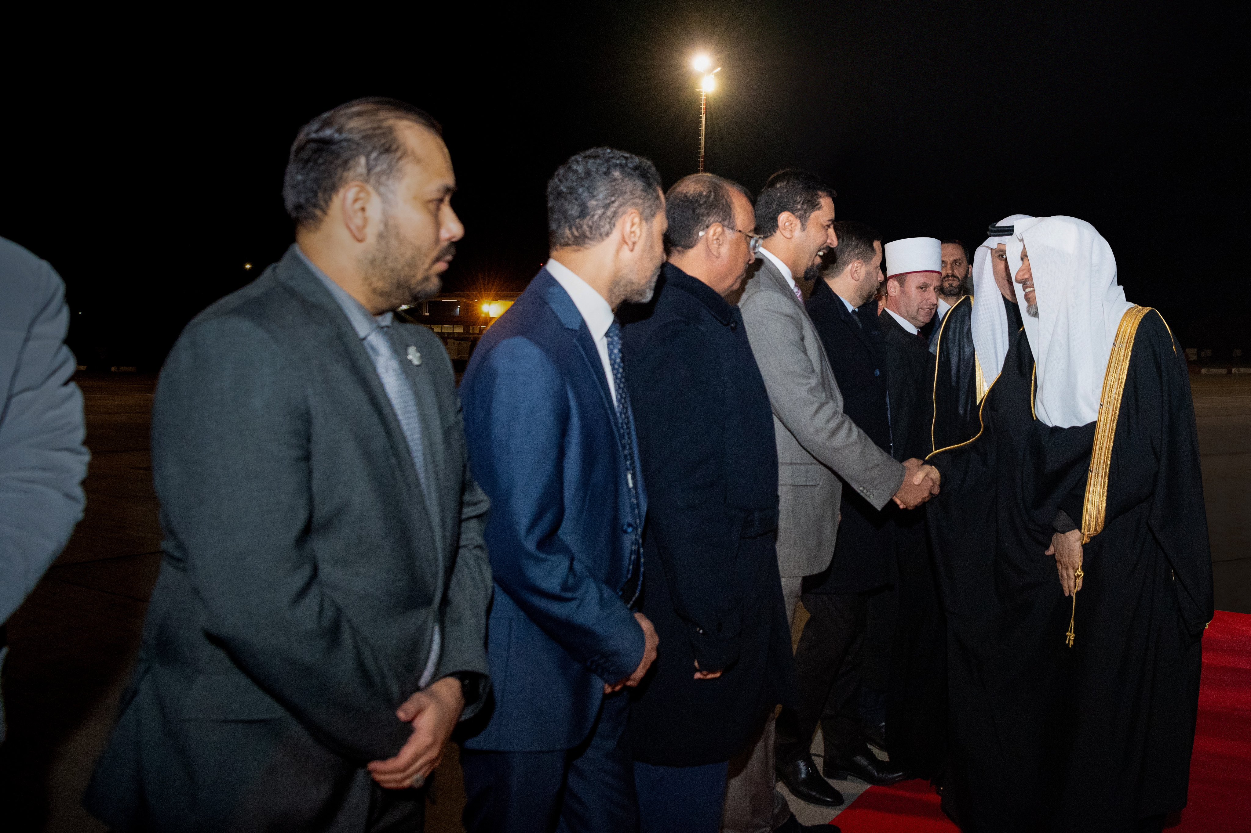 His Excellency Sheikh Dr. Mohammed Al-Issa, Secretary-General of the MWL and Chairman of the Organization of Muslim Scholars, arrived in Tirana, the capital of Albania