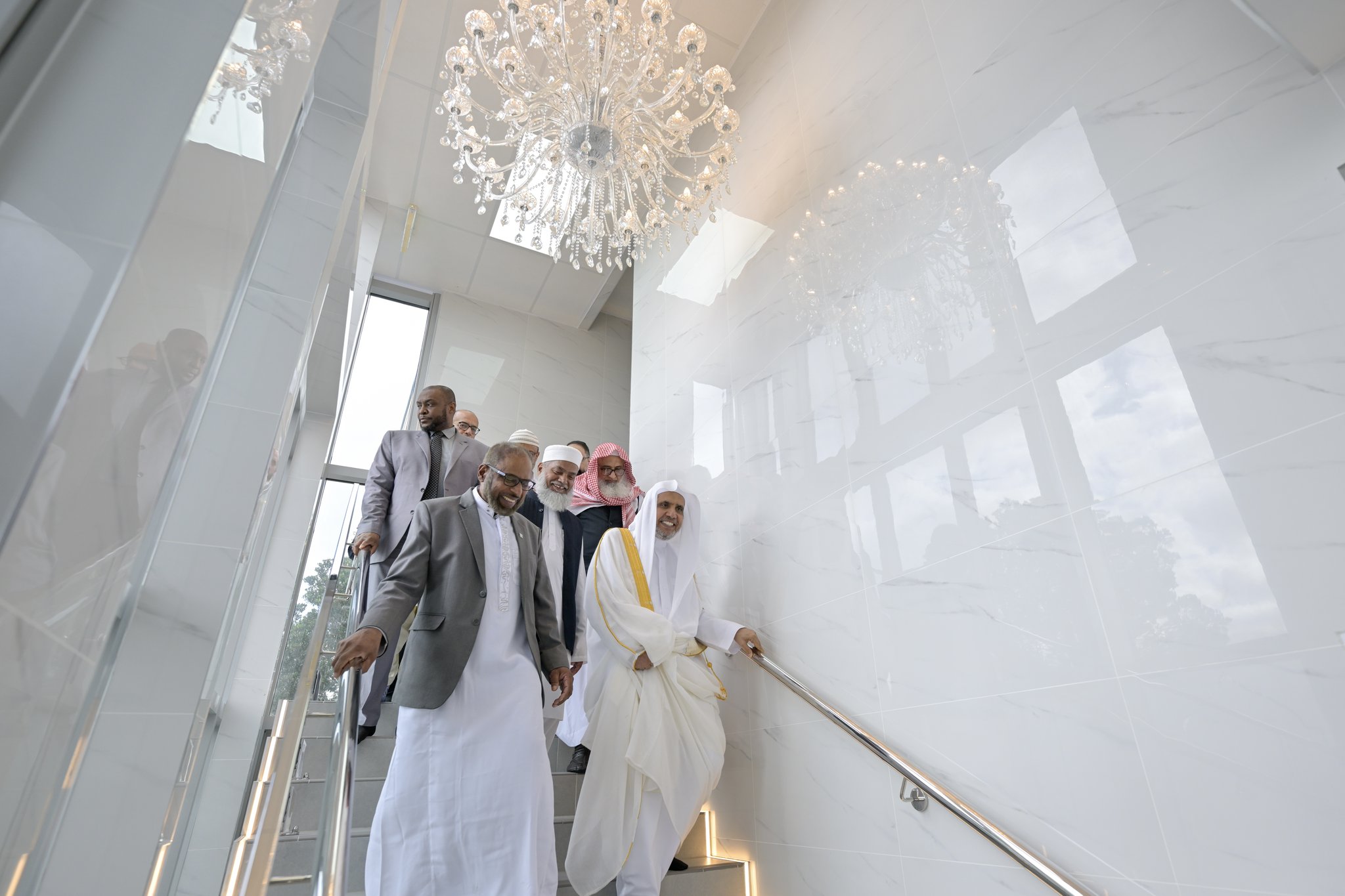 Today, from Al Rahman Masjid in Auckland, following its official opening:  H.E. Sheikh Dr. Mohammed Al-Issa, the Secretary-General of the MWL, delivered the Friday sermon