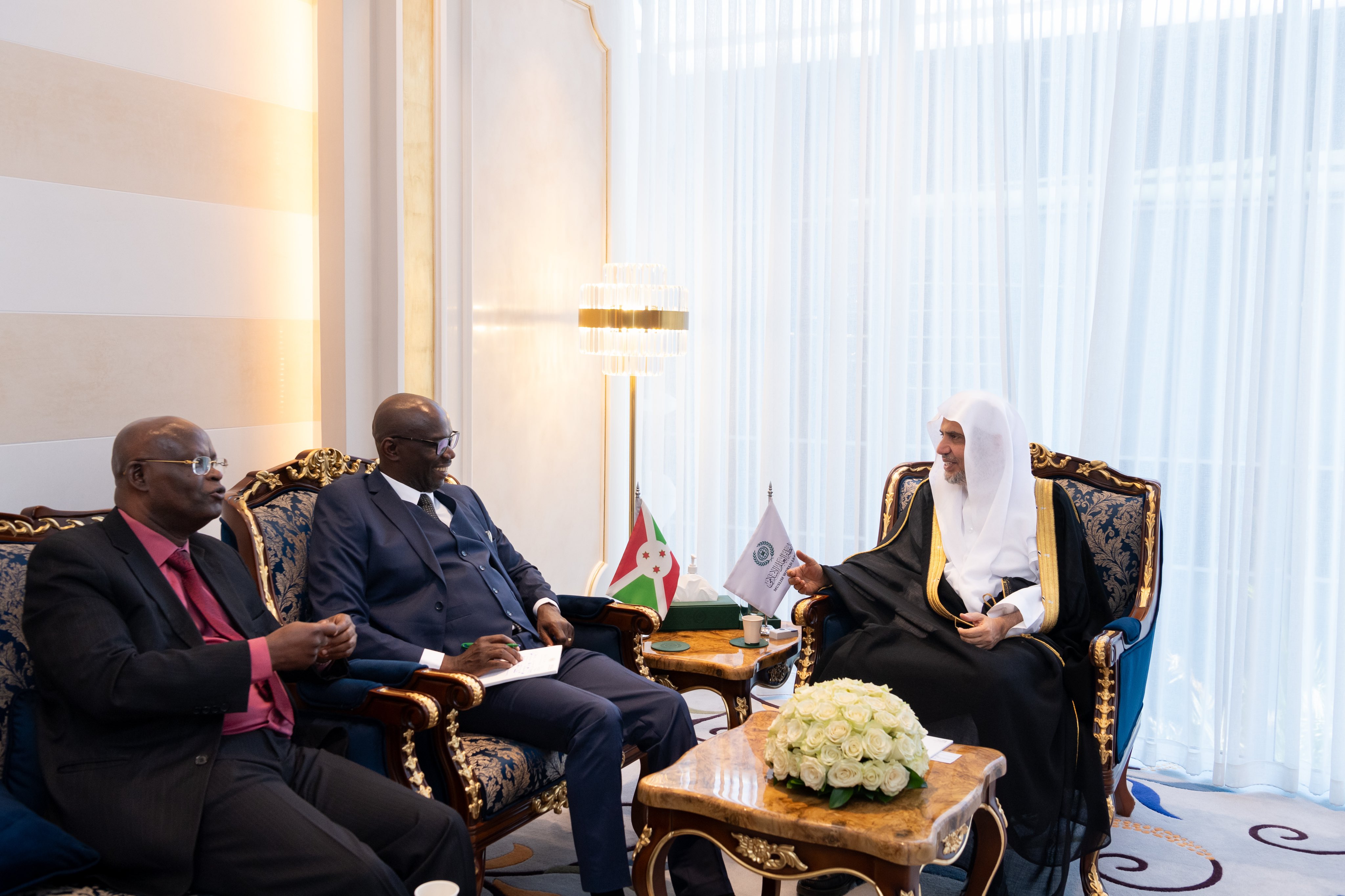 In his office in Riyadh, His Excellency Sheikh Dr. Mohammed Alissa, Secretary-General of the Muslim World League (MWL)