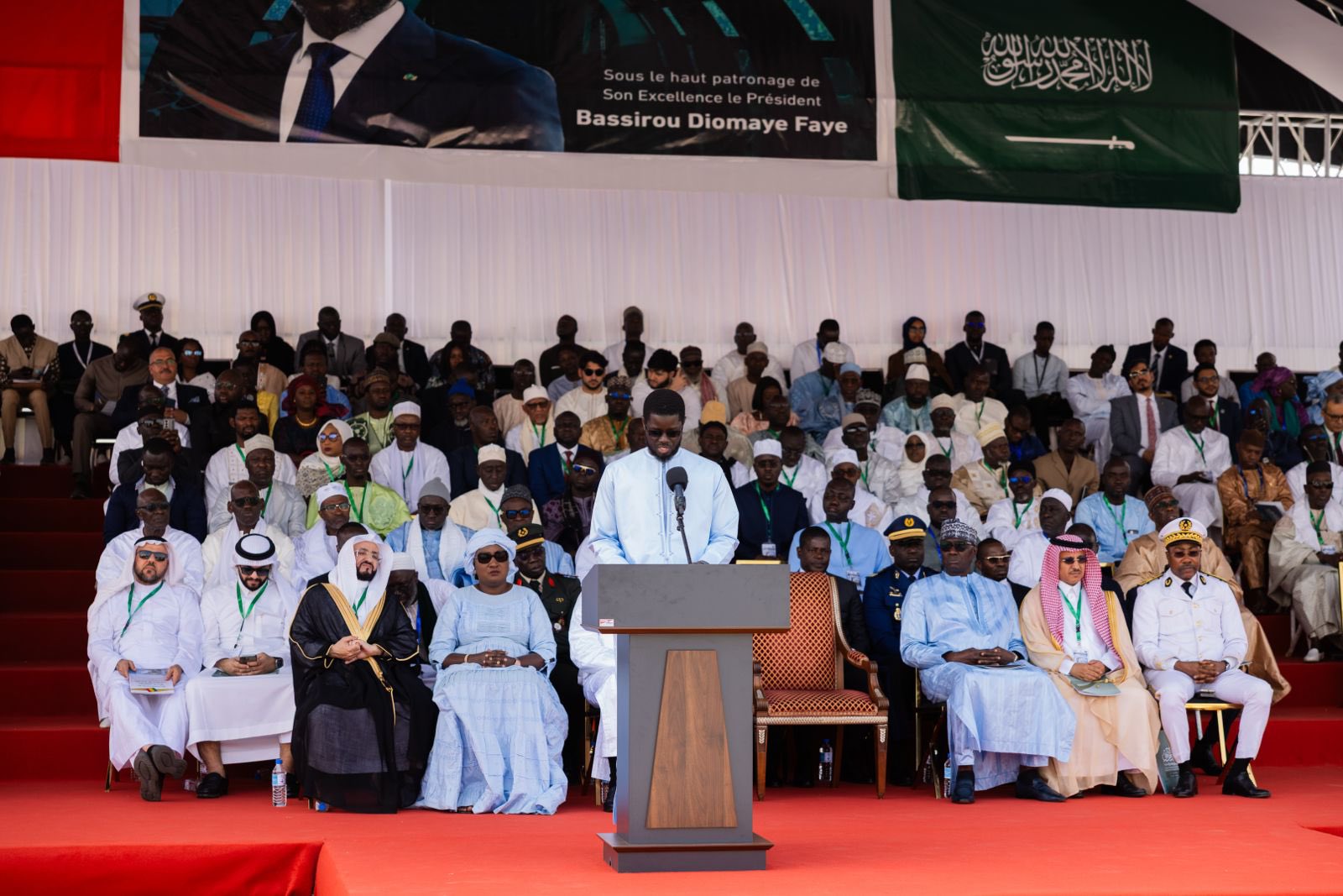  His Excellency the President of the Republic of Senegal, Mr. Bassirou Diomaye Faye, inaugurated the International Exhibition and Museum of the Prophetic Biography and Islamic Civilization, affiliated with the Muslim World League, in the Senegalese 