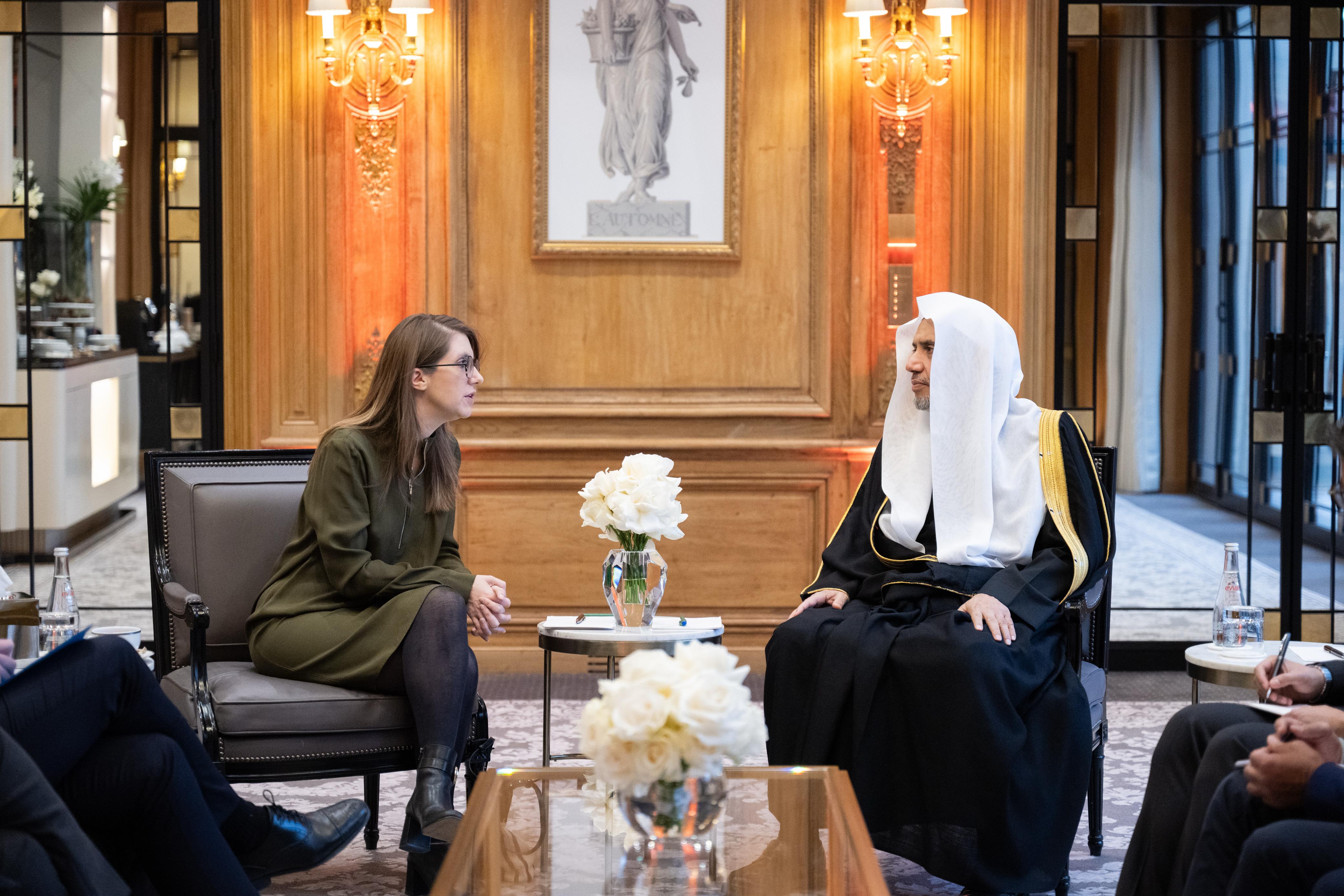 In response to invitations from leading global institutions of thought and scholarship, The Secretary-General of the Muslim World League Meets with Several French Ministers