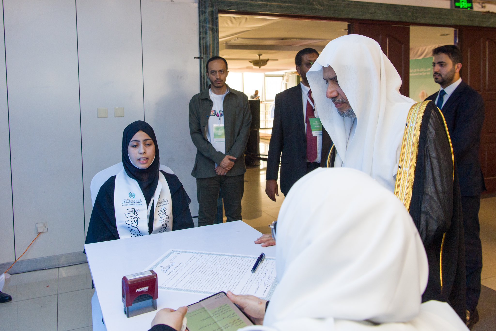 Quranic ijazahs, which bear a continuous chain of transmission extending all the way to our noble Prophet (PBUH), represent a profound honor that the Muslim World League is privileged to bestow upon distinguished men and women who have memorized the Quran across the globe.