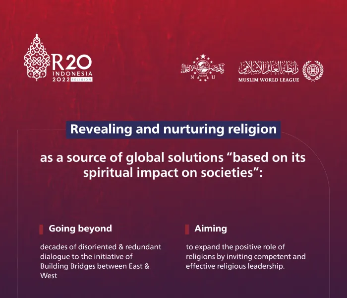 R20 Reveals Religion as Source of Global Solutions