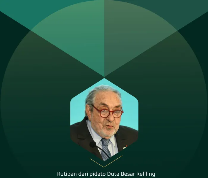 Kutipan dari pidato Duta Besar Keliling Yang Mulia Raja Mohammed VI, Yang Mulia Tuan Serge Berdugo, pada Konferensi Internasional: "Iman dalam Dunia yang Berubah":