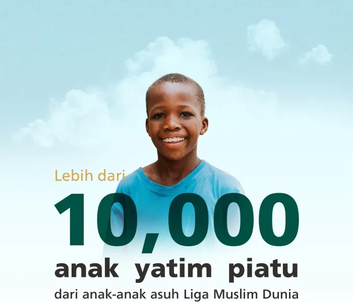 "Dengan kerjasama dan kehadiran pemerintah," Alhamdulillah, telah dilakukan penyerahan bantuan kepada lebih dari 10 ribu anak yatim dan piatu