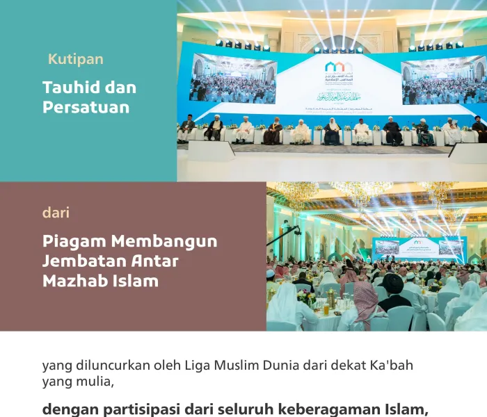  Ini adalah kutipan dari Piagam "Membangun Jembatan Antar Mazhab Islam", yang disepakati oleh para ulama umat Islam di tanah suci Makkah, atas inisiatif Liga Muslim Dunia
