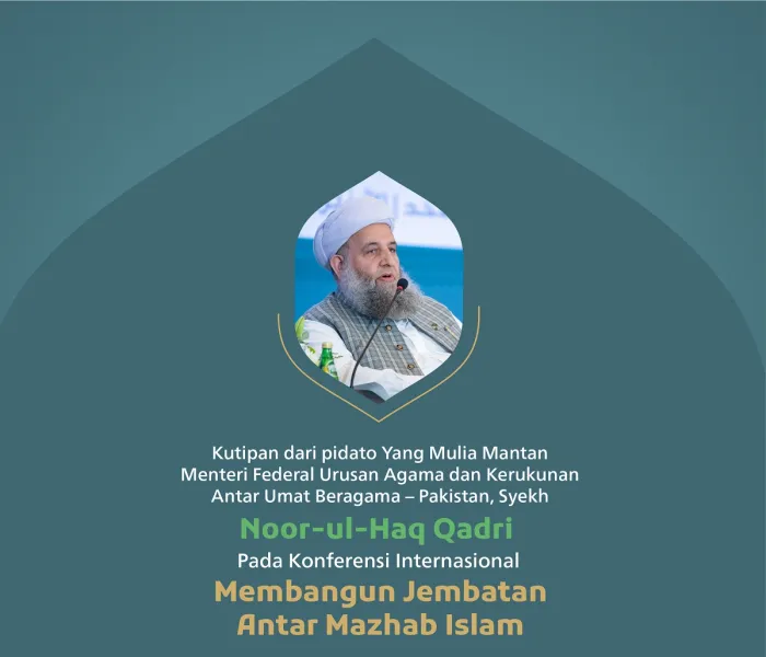 Kutipan dari pidato Yang Mulia Mantan Menteri Federal Urusan Agama dan Kerukunan Antar Umat Beragama 