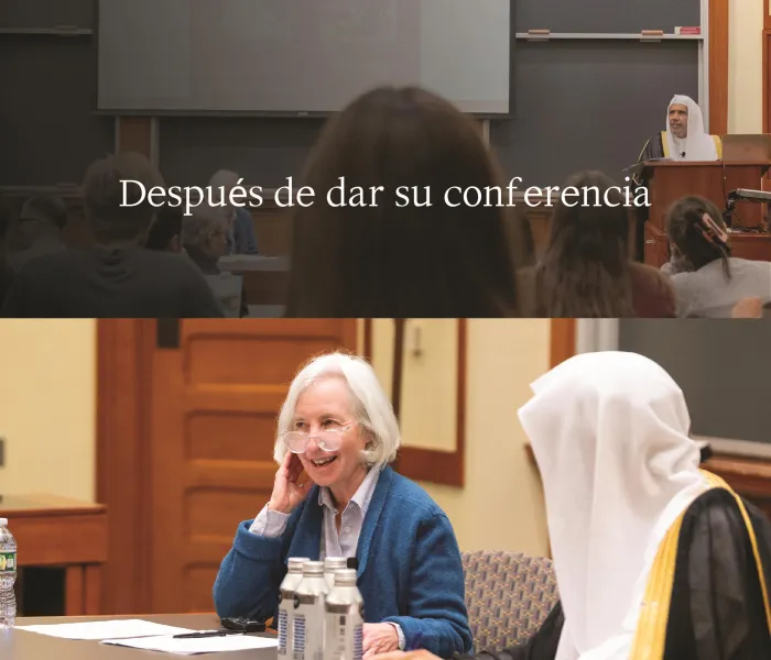 Después de la conferencia dada por el SG en la facultad de derecho de la universidad de Harvard:  