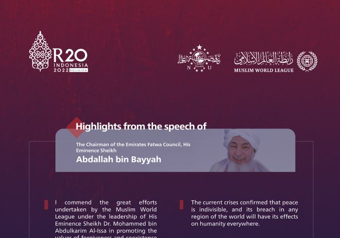 Highlights from the Speech of the Chairman of the Emirates Fatwa Council