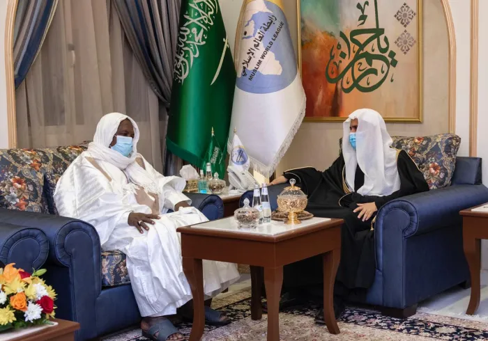 HE Dr. Mohammad Alissa received His Eminence Mahmoud Dicko of Mali