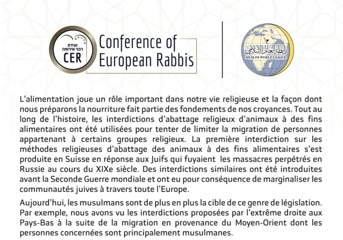 Une déclaration conjointe de la LIM & d’europeanrabbis appelle la Cour de justice de l’UE à prendre en considération les besoins des communautés religieuses et l’importance de construire une Europe de la diversité et de l'inclusion.
