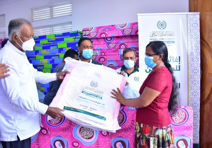 سری لنکا میں سیلاب سے متاثرہ افراد کو گھریلو اشیائے ضرورت پہنچادی گئی ہیں