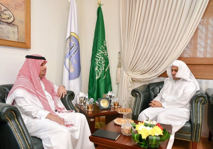 HE SG Dr Alissa receives at his Riyadh Office this morning HE Dr Abdulmageed Albinayyan,President of Naif Arabic  University for Security Science.They reviewed issues of common concern