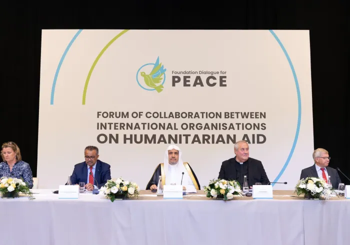 A Genève MohammadAlissa a été l’invité d’honneur du forum «La coopération entre les organisations internationales dans le domaine humanitaire» en présence des plus grands responsables