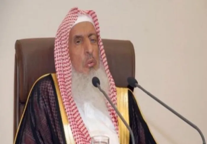Le Grand Mufti du Royaume d’Arabie Saoudite durant le congrès de la LigueIslamiqueMondiale à Mina