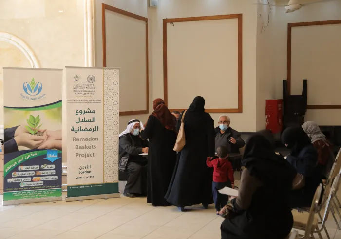 كوبونات إفطار رمضان ‬⁩ للاجئين السوريين في الأردن
