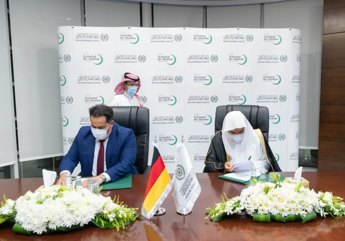 عزت مآب شیخ ڈاکٹر محمد العیسی نے مسلم سپریم کونسل جرمنی کے صدر جناب ایمن مزیک سے ملاقات کی