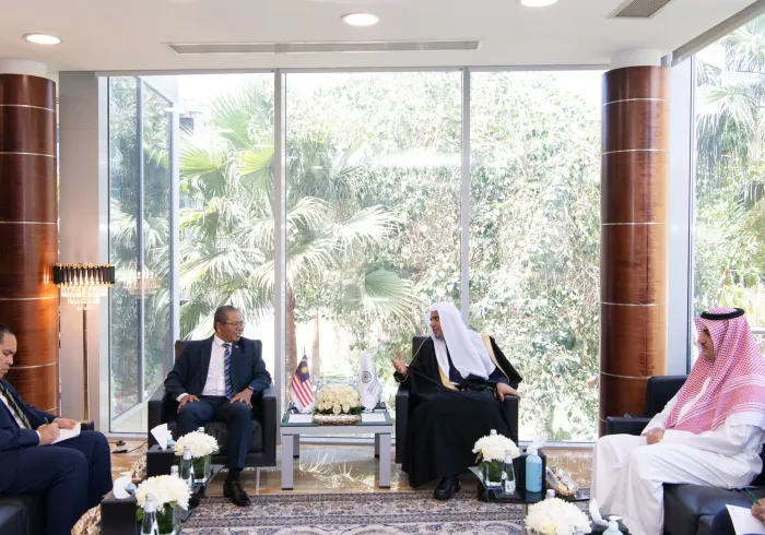 سیکرٹری جنرل شیخ ڈاکٹر محمد العیسی نے مملکت سعودی عرب میں ملائیشیا کے سفیر جناب وان زایدی عبد اللہ سےملاقات کی۔