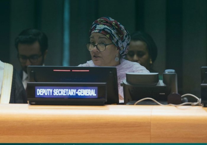 Highlights from the speech of Her Excellency Ms. Amina J. Mohammed, the United Nations Deputy Secretary-General during the launch of the MWL initiative on Building Bridges between East and West at the UN headquarters in New York