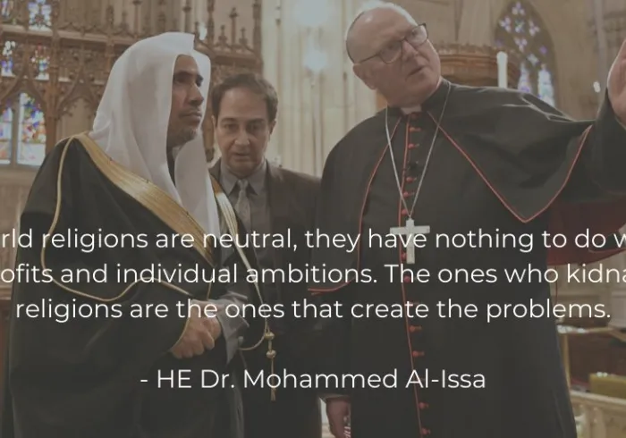 Extremism is a question of individual evil, not of religion. HE Dr. Mohammed Alissa