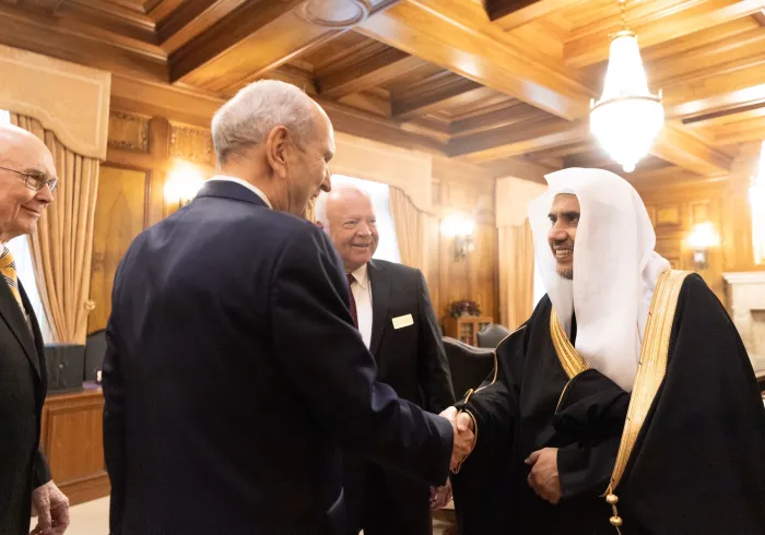 ‏"بدعوة رسمية" زار معالي الشيخ د ⁧‫محمد العيسى‬⁩ مقر رئاسة طائفة المورمن بولاية يوتا الأمريكية