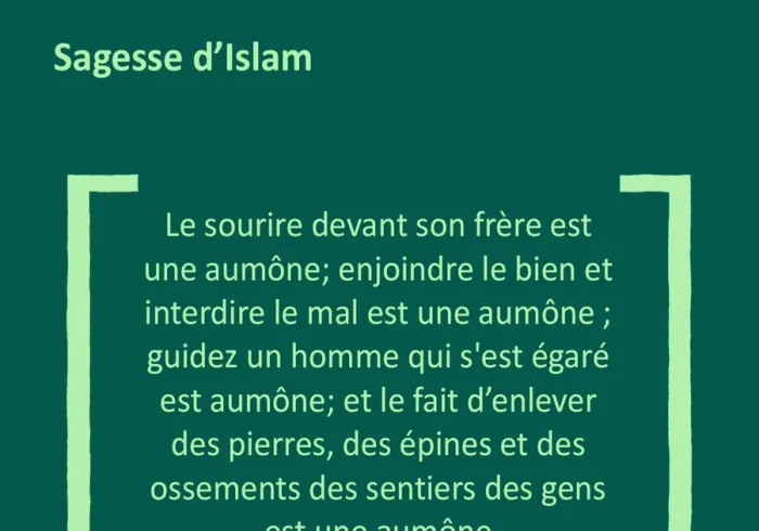 Sagesse d’islam: