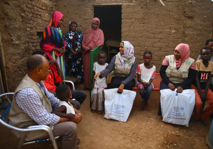 سوڈان میں رابطہ عالم اسلامی کی جانب سے امدادی اور غذائی پروگرام کی پہلی مہم کا آغاز